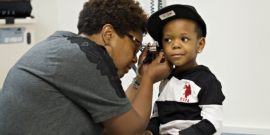 Patient checkup with Dr. Palmer at General Academic Pediatrics
