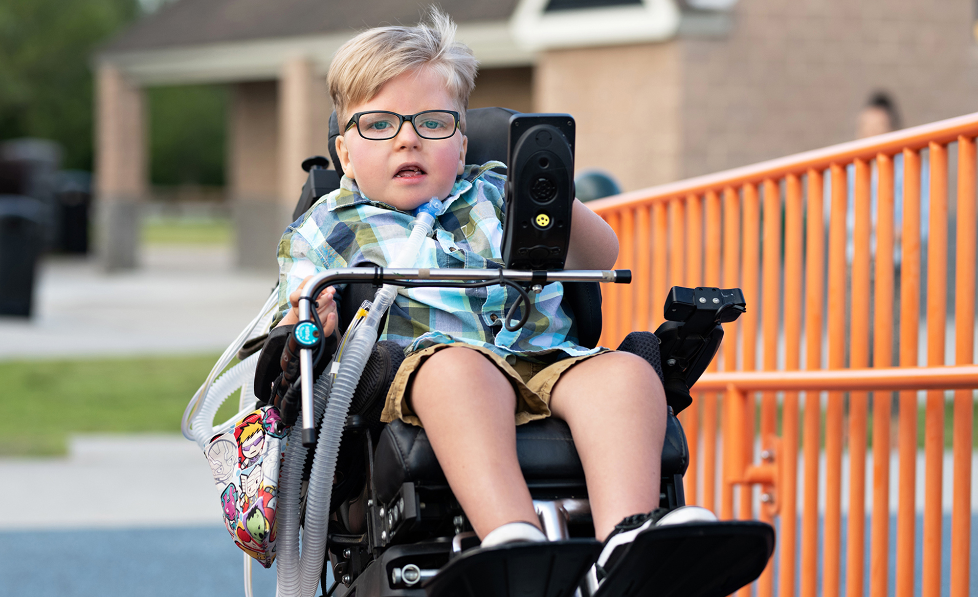 Child In Wheelchair Pope CHKD